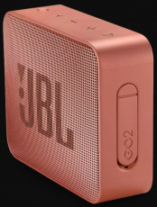 Колонка JBL GO 2 (3W, портативная, аккумулятор 730mAh, до 5ч, Bluetooth v.4.1, микрофон, громкая связь, AUX, защита от воды, sunkissed cinnamon)