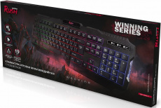 Клавиатура Smartbuy RUSH Warrior (SBK-308G-K, USB, радужная подсветка, игровая, мультимедийная, black)