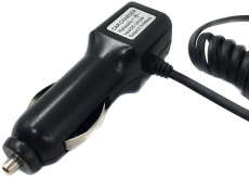 Зарядное устройство от прикуривателя AZ (12/24V - USB, 0.89А, кабель microUSB 1m, black)