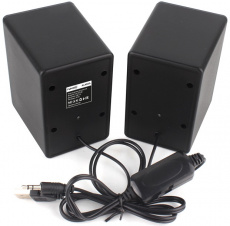 Колонки FUMIKO ALASKA (6W, USB, black)