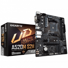Материнская плата Gigabyte A520M S2H (AM4, mATX) RTL