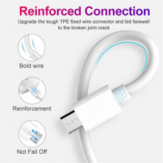 Кабель USB 2.0 Am - micro USB 2.0m (white)