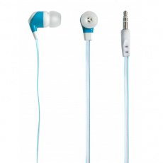 Наушники Defender Trendy-702 (затычки, без микрофона, 1.1m, white-blue)