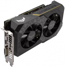 Видеокарта ASUS GF GTX1660Ti 6Gb (TUF-GTX1660Ti-O6G-EVO-GAMING, 192bit, GDDR6, DVI+2xHDMI+DP) RTL