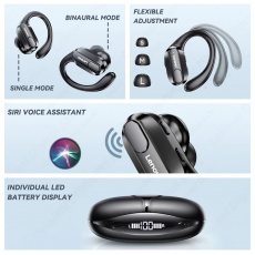 Гарнитура Lenovo Live Pods XT80 (затычки, беспроводная, Bluetooth 5.3, с микрофоном, до 6 часов работы от батареи, black)