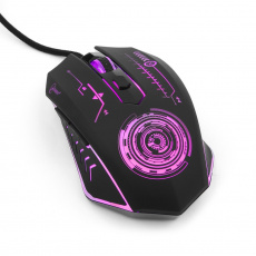Мышь Gembird MG-510 (USB, optical, 3200dpi, игровая, промо-код "Survarium", 1.75m, black)