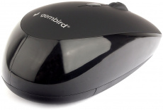Мышь беспроводная Gembird MUSW-354 (optical, 1600dpi, AA, бесшумный клик, soft-touch, black)