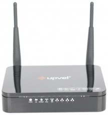 Роутер UPVEL UR-324AWN (ADSL2+, 300Mbps, 2.4GHz, 4 ports, 100Mbps, 2 внешние несъёмные антенны 2dBi, black)