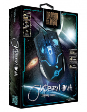 Мышь QUMO Supernova (USB, optical, 3200dpi, игровая, black)