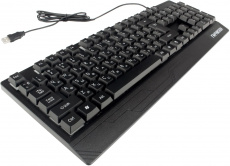 Клавиатура Гарнизон GK-210G (USB, радужная подсветка, игровая, black)