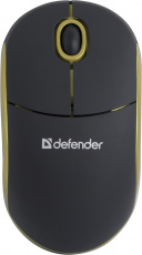 Мышь Defender Discovery MS-630 (USB, optical, 1000dpi, black-yellow)
