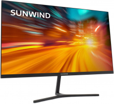 Монитор SunWind 23.8" SM-24FI223 black (1920x1080, 100Hz, 1 000:1, 178°/178°, 5ms (GTG), 250cd/m2, IPS, HDMI, DP, выход на наушники)