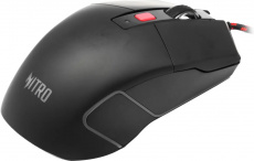 Мышь Acer Nitro OMW301 (ZL.MCECC.024) (USB, optical, 7200dpi, игровая, RGB подсветка, soft-touch, 1.8m, black)