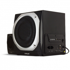 Колонки Crown CMS-353 (20W+10W*2, SD/MMC/USB, ПДУ, FM, black-silver)