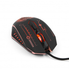 Мышь Gembird MG-510 (USB, optical, 3200dpi, игровая, промо-код "Survarium", 1.75m, black)