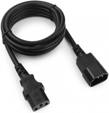 Кабель питания (PC-189-1-1.8M, сис. блок - монитор, 1.8m, 16A, 1.0мм2, black) Cablexpert