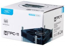 Вентилятор DeepCool HTPC-11 (1150/1151/1155/1156, 80mm, Al, 2600rpm, 28dBa, screw, low-profile, 3pin, 82W) RTL