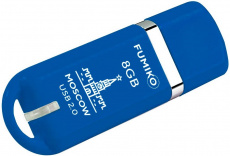 Флеш накопитель USB 2.0 8Gb FUMIKO MOSCOW (FMW-22, 30MB/s, blue)