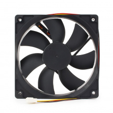 Вентилятор Gembird FANCASE3 (120x120x25mm, sleeve, 2000rpm, 36dBa, 3pin, black) OEM