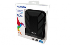 Внешний HDD 2,5" 500Gb ADATA (AHD710-500GU3-CBK, USB 3.0, black)