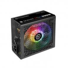 Блок питания Thermaltake 500W (Smart RGB 500W, 80+, 120mm, 20+4+4+4pin, 2*PCI-E 6+2pin, 5*SATA, 4*HDD, 1*FDD) RTL