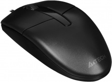 Мышь A4Tech N-530S (USB, optical, 1200dpi, бесшумный клик, 1.5m, black)