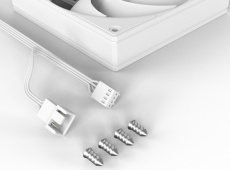 Вентилятор ID-Cooling AS-120-W (120x120x25mm, Hydro, 100-2200rpm, <27dBa, 4pin, PWM, white) RTL