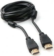 Кабель HDMI (m) - HDMI (m) 3.0m (CCF2-HDMI4-10, 4K, ver.2.0, медь, 2 ферритовых фильтра, с позолоченными контактами, экранированный, black) Cablexpert