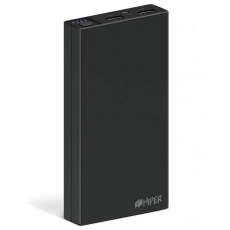 Внешний аккумулятор Hiper RP15000 (литий-ионный, 15000mAh, 2*USB 2.1A+1A, вход 2А, black)