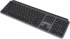 Клавиатура беспроводная Oklick K859W (USB, мультимедийная, black-grey)