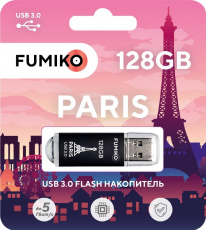 Флеш накопитель USB 3.0 128Gb FUMIKO PARIS (FPS-47, black)