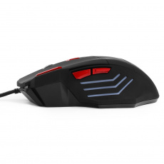Мышь Гарнизон ХАРА GM-720G (USB, optical, 2400dpi, игровая, промо-код "Survarium", 1.5m, black)