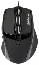Мышь Defender Warhead GM-1300 (USB, optical, 2000dpi, игровая, black)