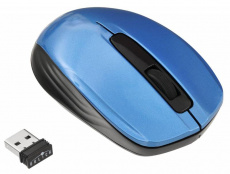 Мышь беспроводная Oklick 475MW (optical, 1600dpi, 2xAAA, black-blue)