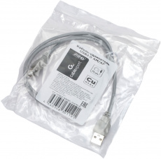 Кабель USB 2.0 Am - Af удлинительный 0.75m (CC-USB2-AMAF-75CM-N, медь, grey) Cablexpert