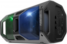 Колонка Sven PS-600 (50W, портативная, аккумулятор 4000mAh, Bluetooth v.5.0, микрофон, громкая связь, AUX, USB, MicroSD, FM, MP3, black)