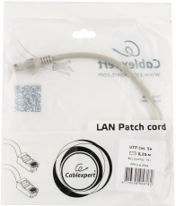 Кабель Patchcord литой 5E 0.25m (PP12-0.25M, grey) Cablexpert
