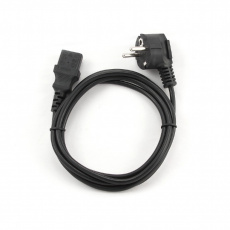 Кабель питания (PC-186-10, сис. блок - розетка, 3.0m, 0.50мм2, black) Cablexpert