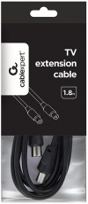 Кабель телевизионный Cablexpert CCV-515 (удлинительный, 1.8m, black)
