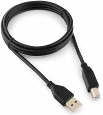 Кабель USB 2.0 Am - Bm 1.8m (CCP-USB2-AMBM-6, медь, экранированный, black) Cablexpert