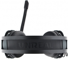 Наушники Gembird Unreal MHS-G700U (полноразмерные закрытые, подключение по USB, с микрофоном, регулятор, игровые, виртуальный объёмный звук 7.1, 2.5m, black)