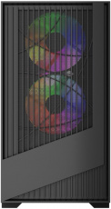 Корпус Powercase Mistral Micro A12B (CMMA12B-L3) (без БП, mATX, USB3.0, 3x FRGB Fan, black)