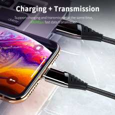 Кабель USB 2.0 Am - micro USB 1.0m (EXCXCM-DF01, нейлоновая оплётка, магнитный, black) Essager