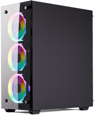 Корпус ABR GQ-4 (без БП, ATX, USB3.0, 4x RGB Fan, black)