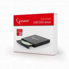 Внешний привод DVD±RW Gembird (DVD-USB-02, USB 2.0, black)