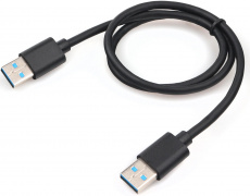 Кабель USB 3.0 Am - Am 0.6m (CC-USB3-AMAM-0.6M, медь, двойное экранирование, black) Cablexpert