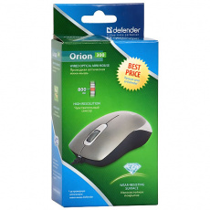 Мышь Defender Orion 300 (USB, optical, 1000dpi, grey)