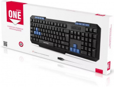 Клавиатура Smartbuy ONE (SBK-221U-K, USB, мультимедийная, black)