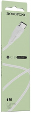Кабель USB 2.0 Am - Type-C 1.0m (BX18, 3A, white) Borofone