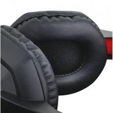 Наушники Redragon ARES (полноразмерные закрытые, c микрофоном, игровые, 2m, black-red)